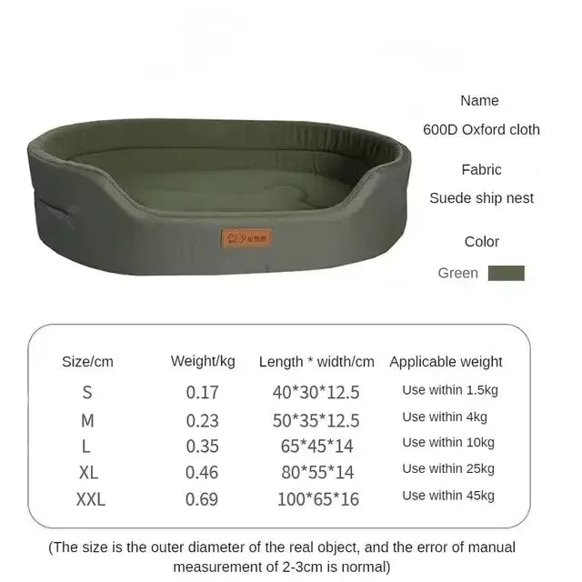 Cama esponjosa para perros y gatos – Sofá cálido y lavable con cojín suave para mascotas grandes, medianas y pequeñas