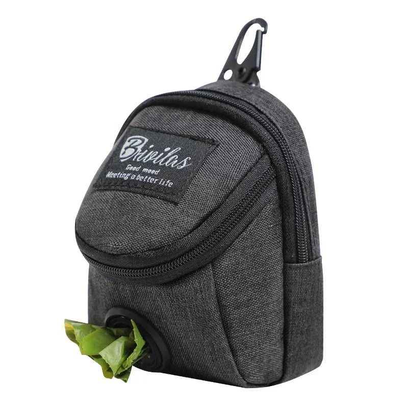 Bolsa Multifuncional para Premios y Dispensador de Bolsas para Perros – Portátil, Resistente y Ligera para Entrenamiento y Paseos