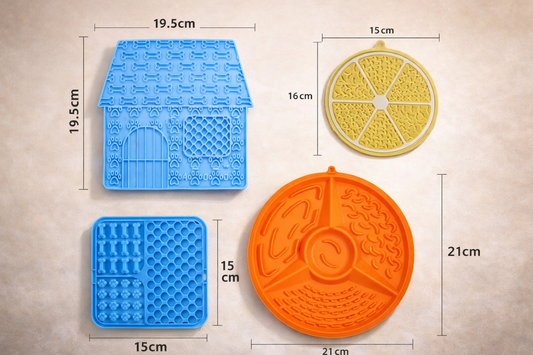 Alfombra Lamedora para Perros y Gatos – Plato Antiahogo con Ventosas de Silicona para Comida Lenta