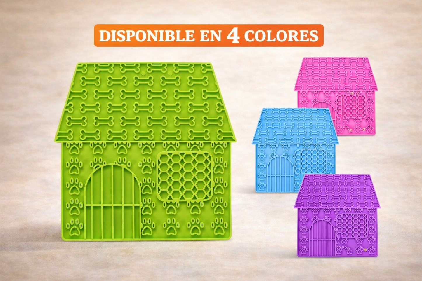 Alfombra Lamedora para Perros y Gatos – Plato Antiahogo con Ventosas de Silicona para Comida Lenta