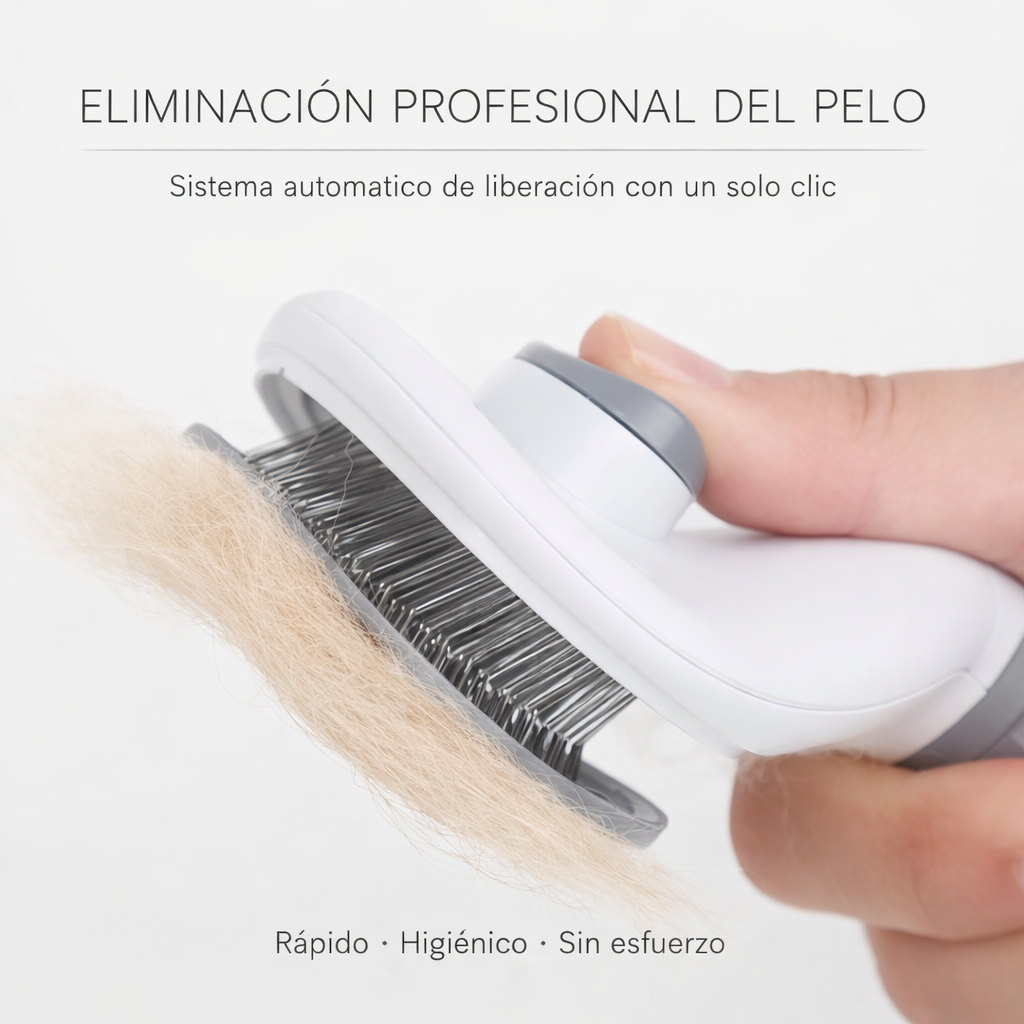 Cepillo Autolimpiante para Perros y Gatos – Removedor de Pelo para Mascotas