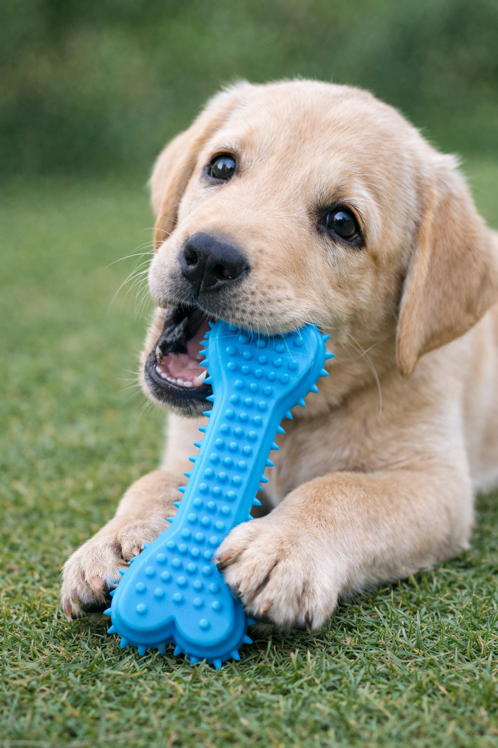 Juguete de Hueso de Goma para Perros – Resistente a Mordidas y Limpieza Dental