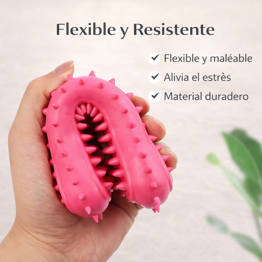 Juguete de Hueso de Goma para Perros – Resistente a Mordidas y Limpieza Dental