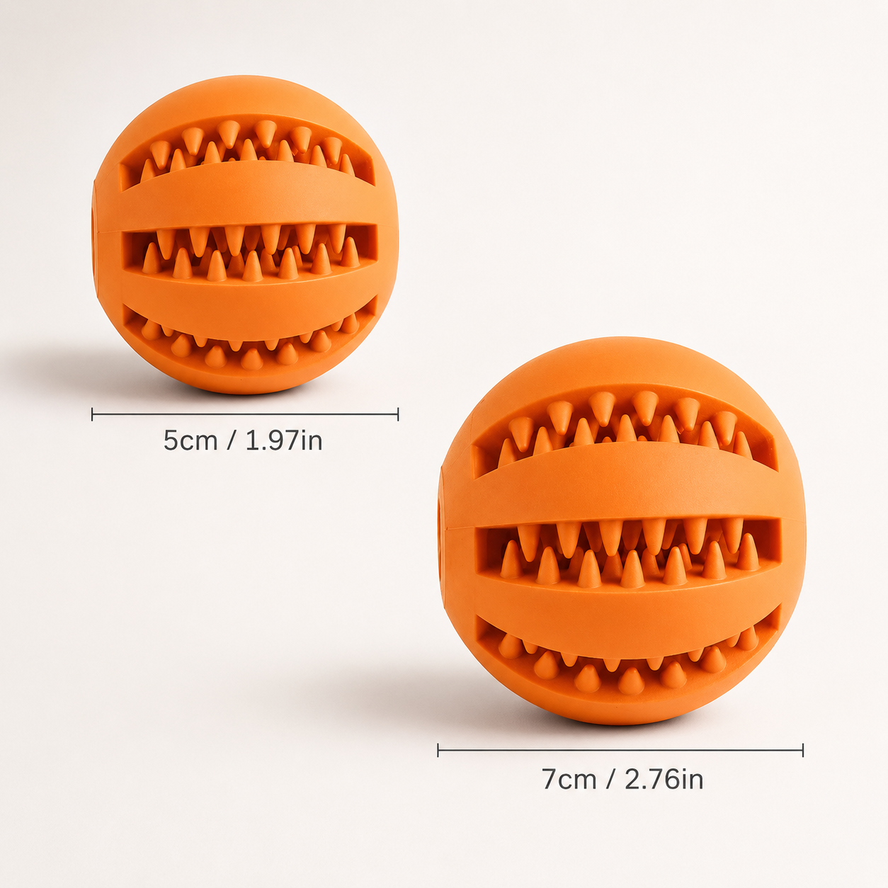 Pelota interactiva para perros resistente | Juguete mordedor y dispensador de comida