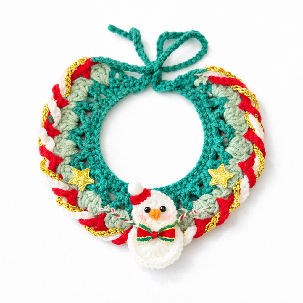 Bufanda Navideña para Mascotas – Collar de Navidad para Gatos y Perros, Accesorio Festivo Cute Kitty Puppy, Disfraz Christmas Pet