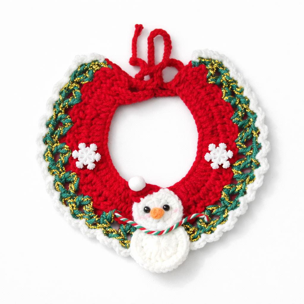 Bufanda Navideña para Mascotas – Collar de Navidad para Gatos y Perros, Accesorio Festivo Cute Kitty Puppy, Disfraz Christmas Pet