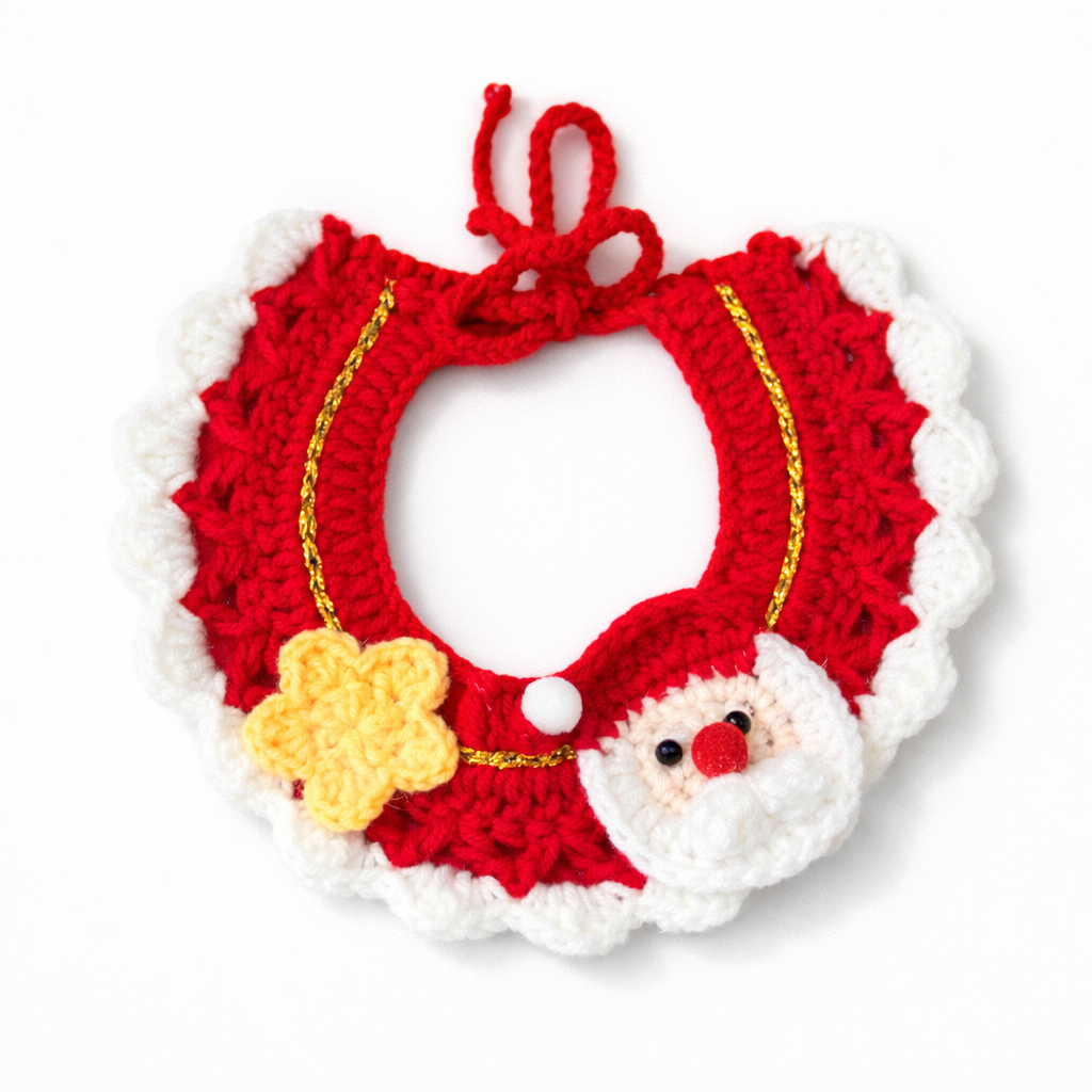 Bufanda Navideña para Mascotas – Collar de Navidad para Gatos y Perros, Accesorio Festivo Cute Kitty Puppy, Disfraz Christmas Pet