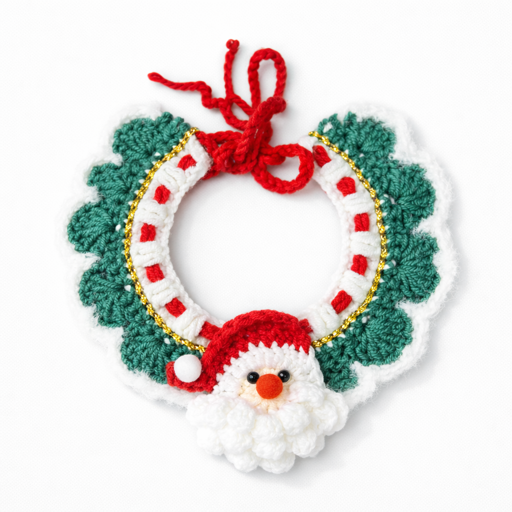 Bufanda Navideña para Mascotas – Collar de Navidad para Gatos y Perros, Accesorio Festivo Cute Kitty Puppy, Disfraz Christmas Pet