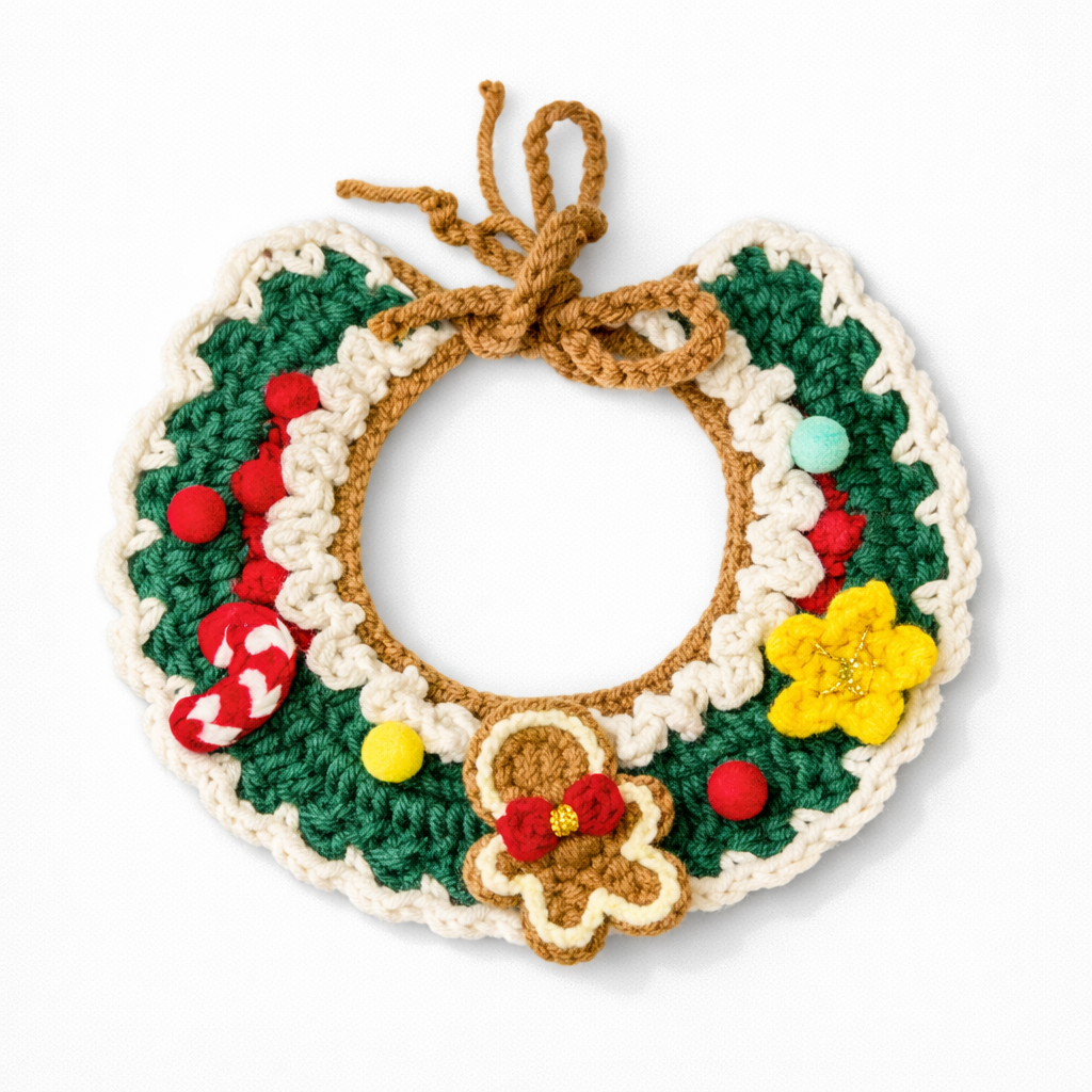 Bufanda Navideña para Mascotas – Collar de Navidad para Gatos y Perros, Accesorio Festivo Cute Kitty Puppy, Disfraz Christmas Pet
