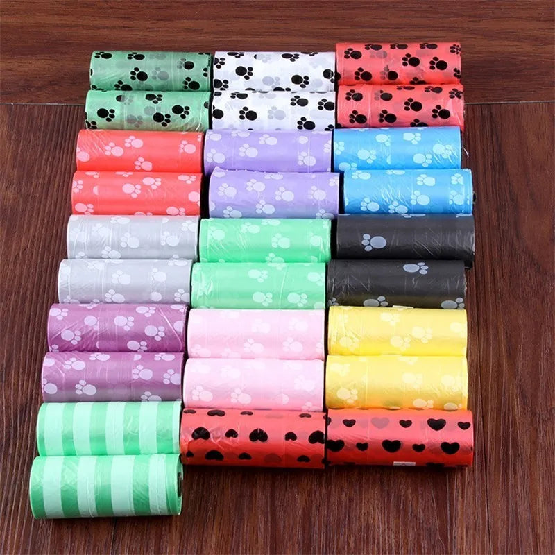 Bolsas Biodegradables para Excrementos de Perro – 10 Rollos (150 Bolsas) Resistentes y Perfumadas | Limpieza Fácil y Ecológica