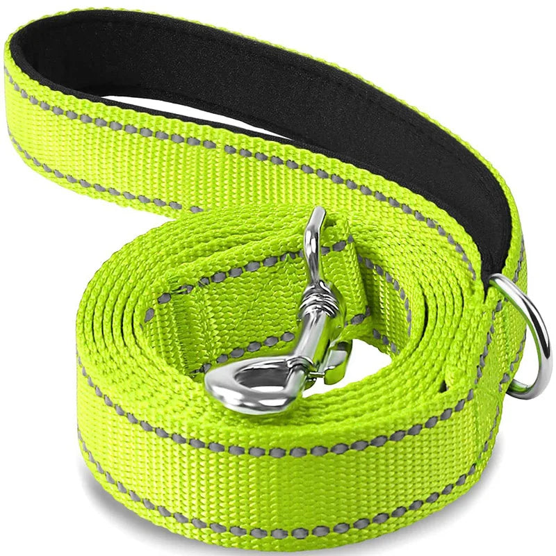 Correa Reflectante para Perros y Gatos | Correa de Paseo y Entrenamiento 1.2 / 1.5 / 1.8 m | Cinta de Arrastre Resistente