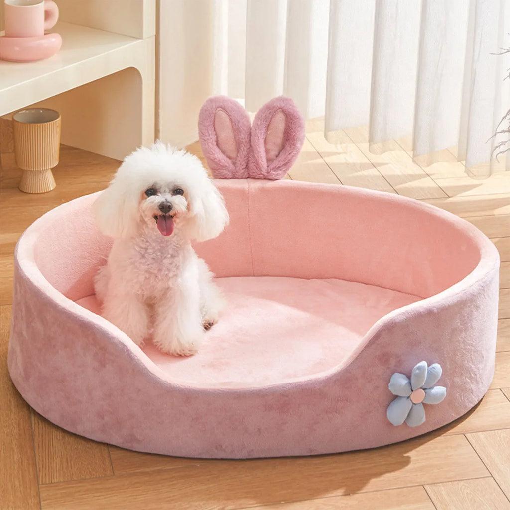 Cama para Perros y Gatos Suave y Desmontable – Lavable, Cálida y Cómoda para Todas las Estaciones