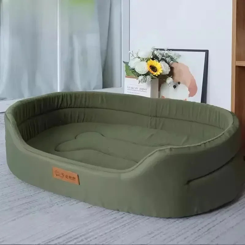 Cama esponjosa para perros y gatos – Sofá cálido y lavable con cojín suave para mascotas grandes, medianas y pequeñas
