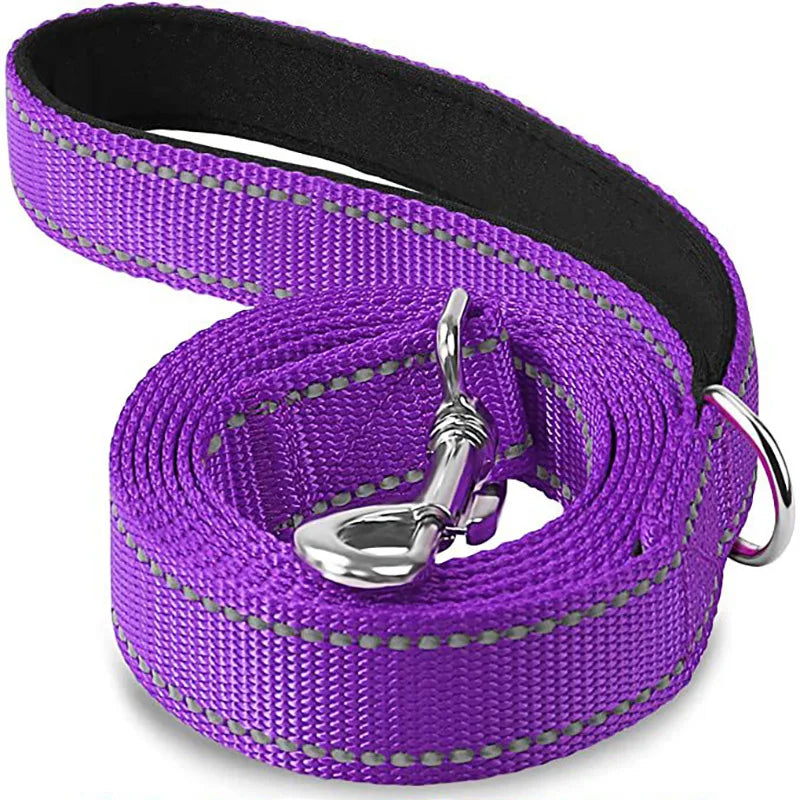 Correa Reflectante para Perros y Gatos | Correa de Paseo y Entrenamiento 1.2 / 1.5 / 1.8 m | Cinta de Arrastre Resistente
