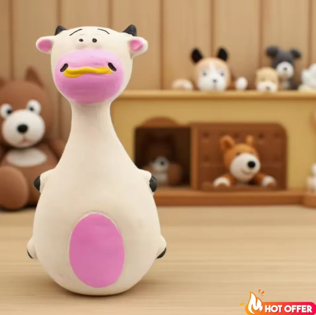 Juguete Sonoro de Látex para Perros – Animal Divertido Antimordidas