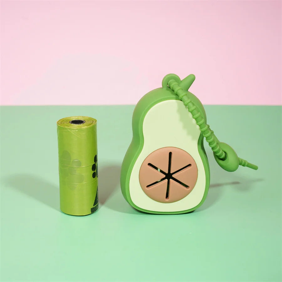 Dispensador de Bolsas para Heces en Forma de Aguacate