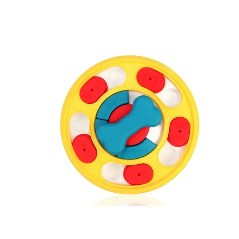 Juguete interactivo para perros comedero lento | Puzzle antiestrés mascotas