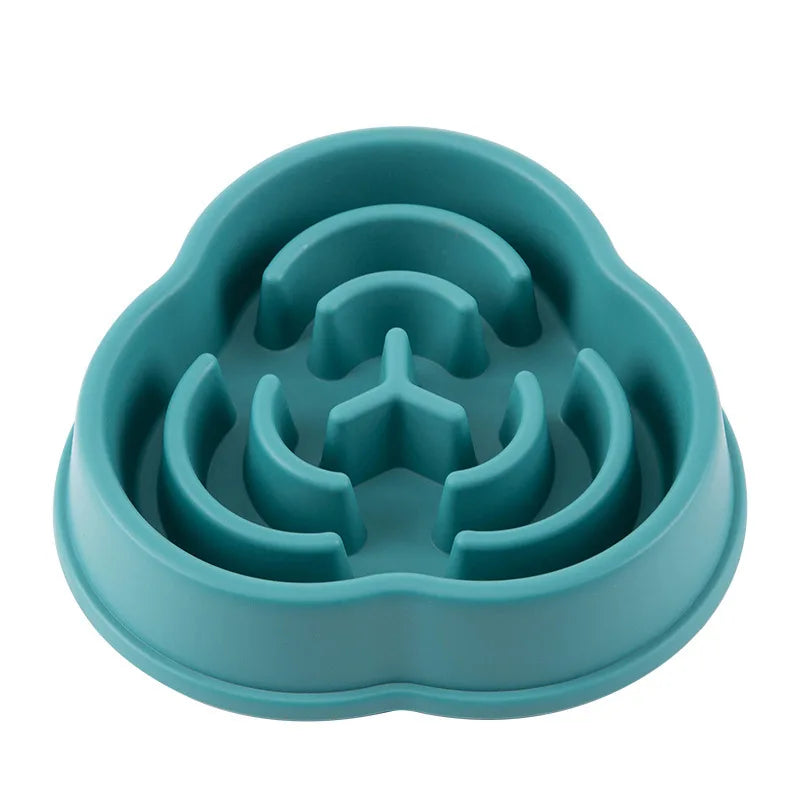 Comedero Antiahogo para Perros – Plato de Comida Lenta Antivuelco