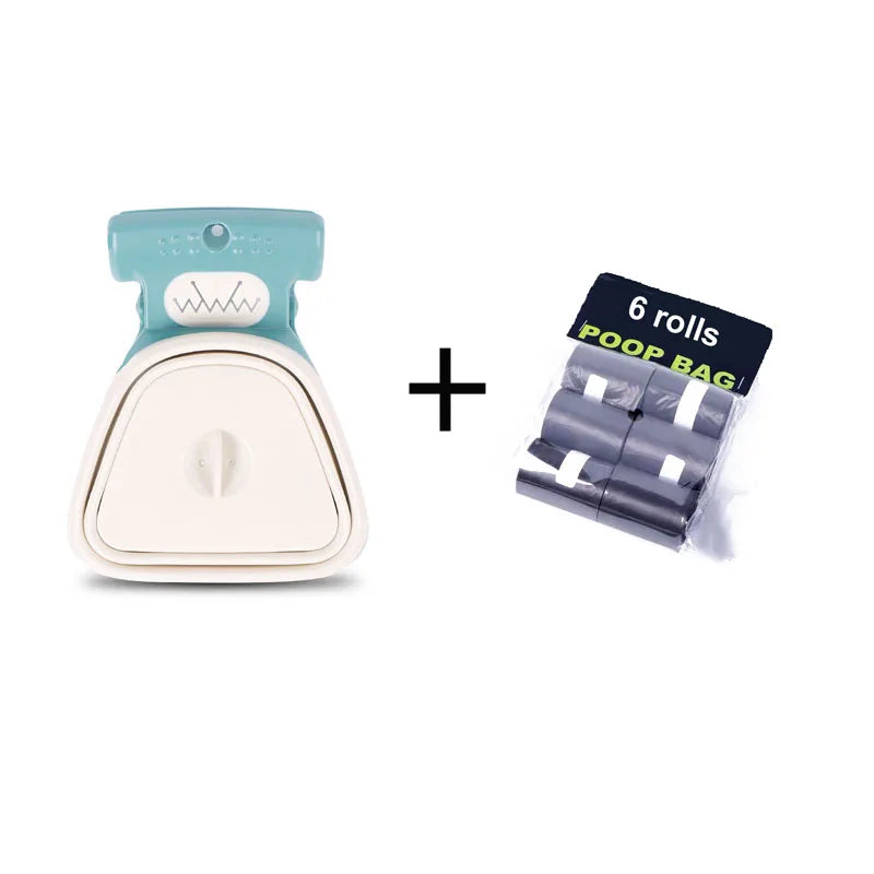 Recogedor de excrementos para perros plegable | Con bolsas biodegradables
