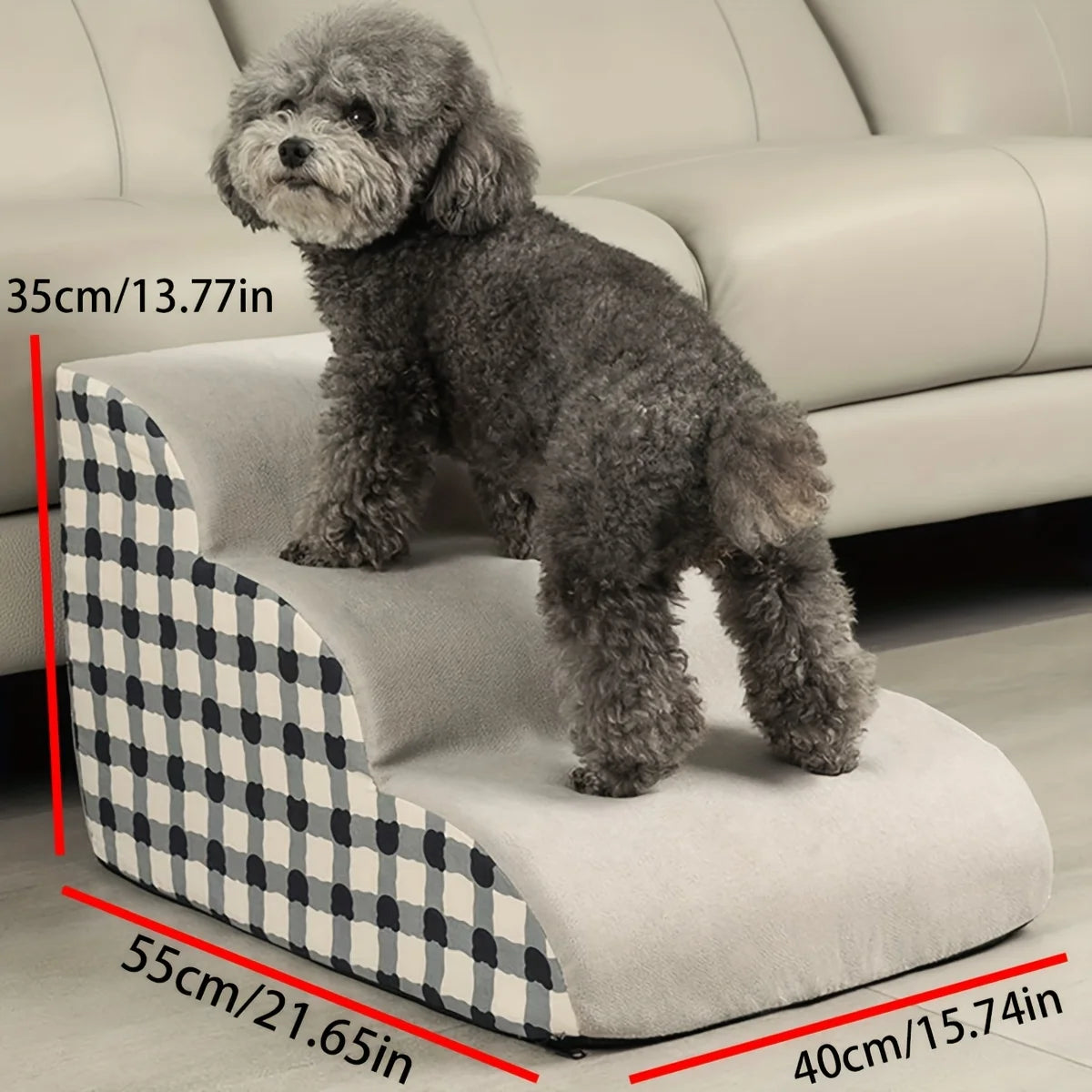 Escaleras para perros de espuma | Rampa antideslizante 2/3 peldaños