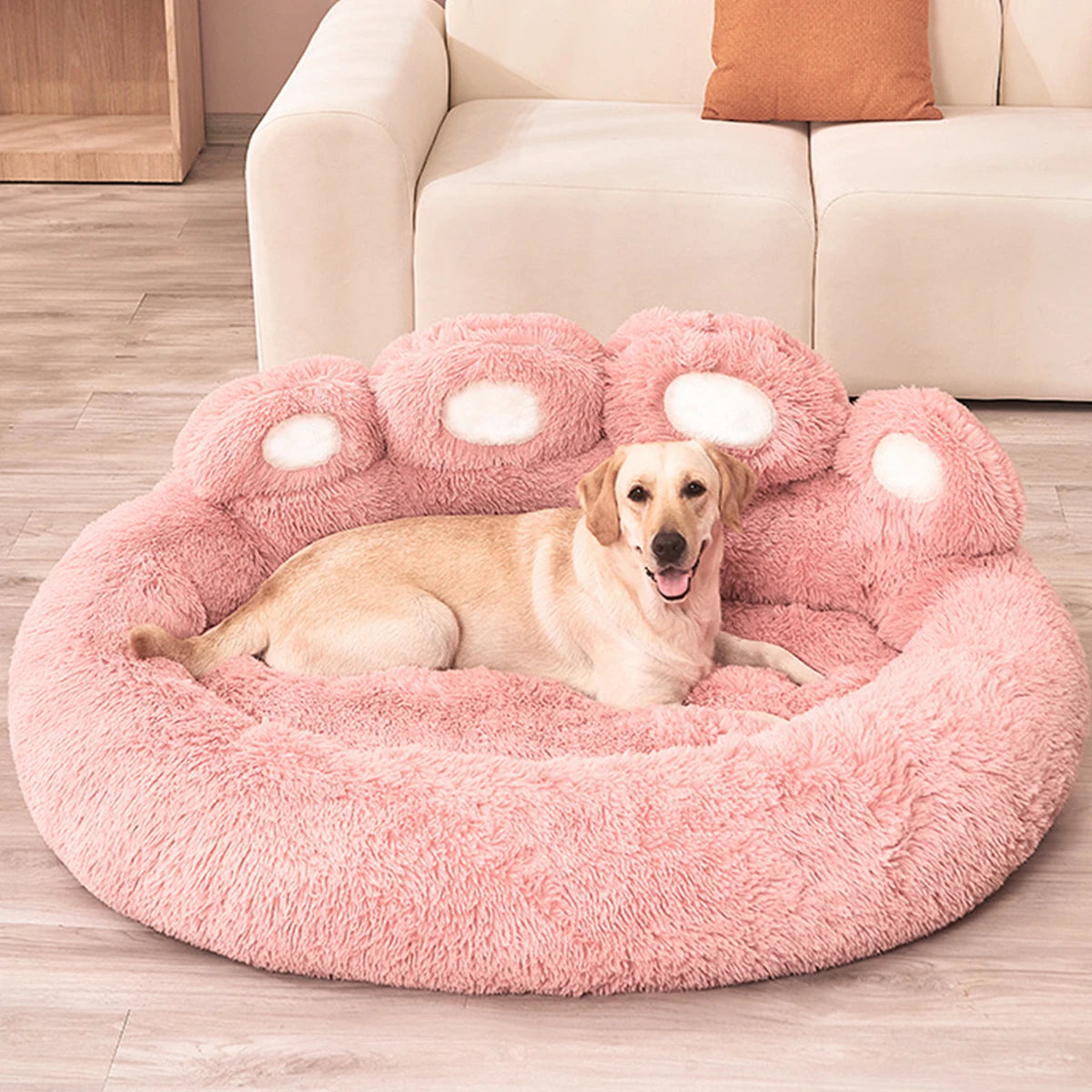 Cama Suave y Esponjosa para Perros y Gatos – Nido Antiestrés Lavable