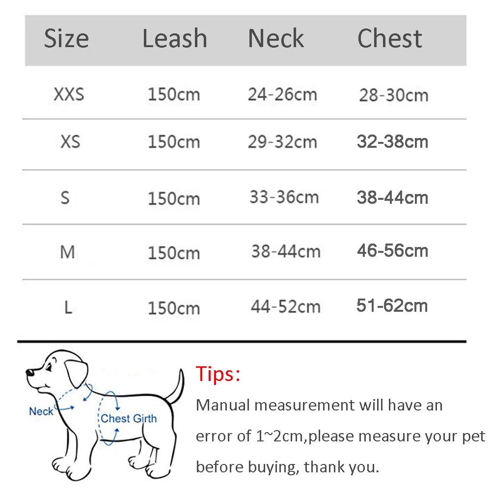Arnés con Correa para Perros Pequeños y Gatos | Chaleco Ajustable Reflectante | Set Arnés + Correa para Chihuahua, Pug y Bulldog Francés