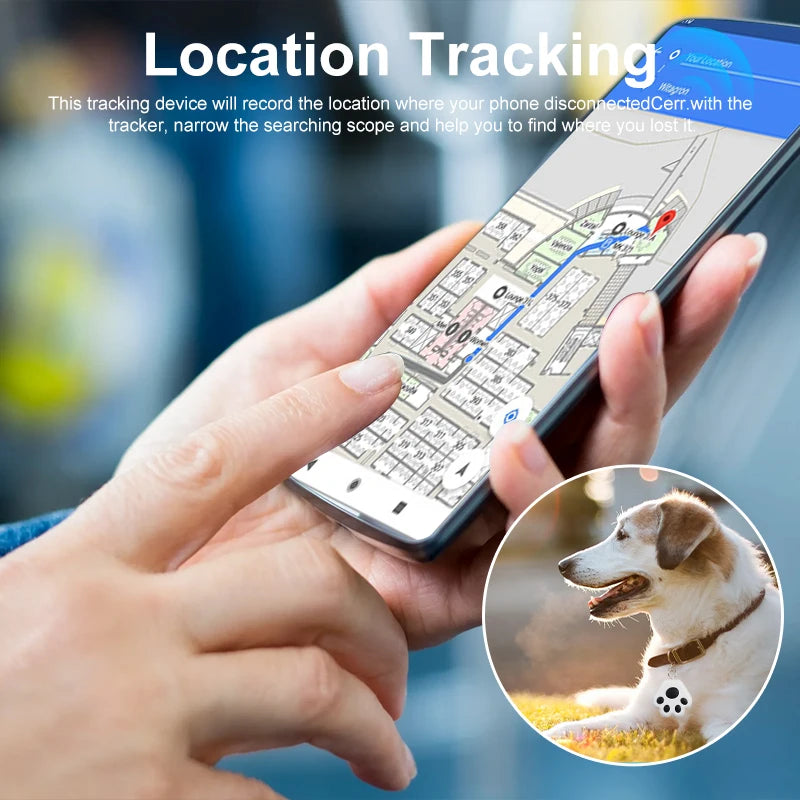 Mini GPS Bluetooth para mascotas y llaves | Localizador anti pérdida