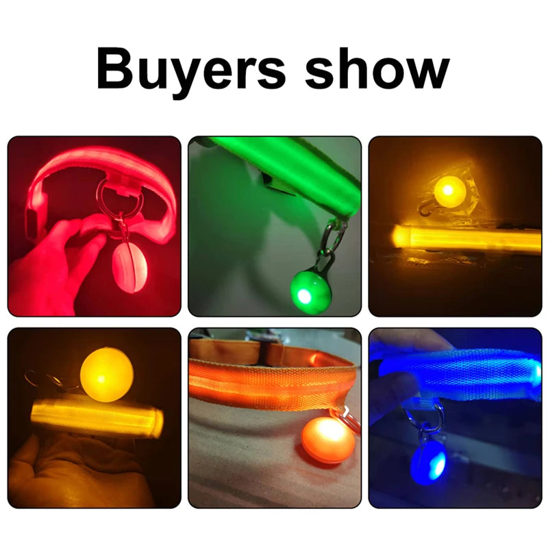 Collar Luminoso LED para Perros y Gatos | Reflectante, Ajustable y Seguro para la Noche