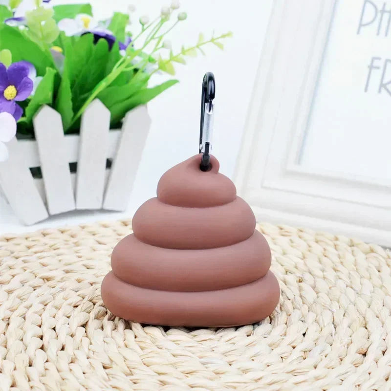 Dispensador Portátil de Bolsas para Excrementos – Contenedor Degradable para Perros y Gatos | Práctico y Ligero para Paseos