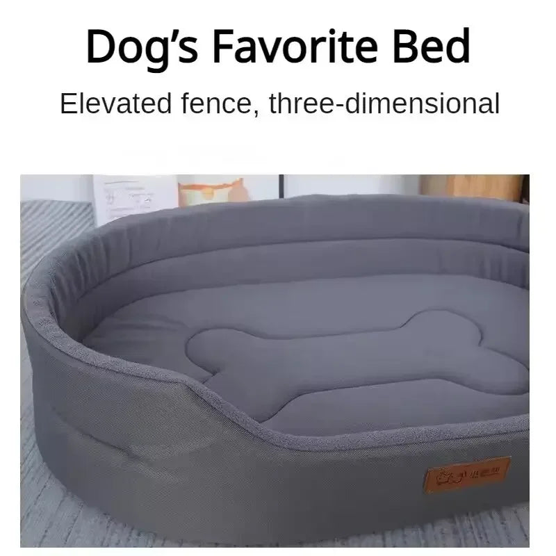 Cama esponjosa para perros y gatos – Sofá cálido y lavable con cojín suave para mascotas grandes, medianas y pequeñas