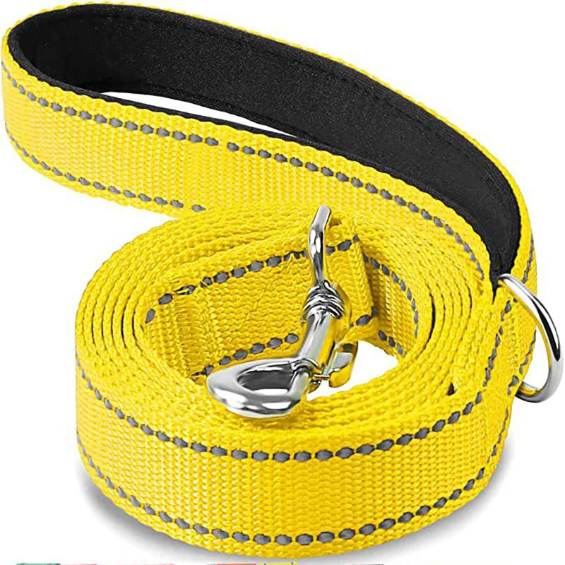 Correa Reflectante para Perros y Gatos | Correa de Paseo y Entrenamiento 1.2 / 1.5 / 1.8 m | Cinta de Arrastre Resistente
