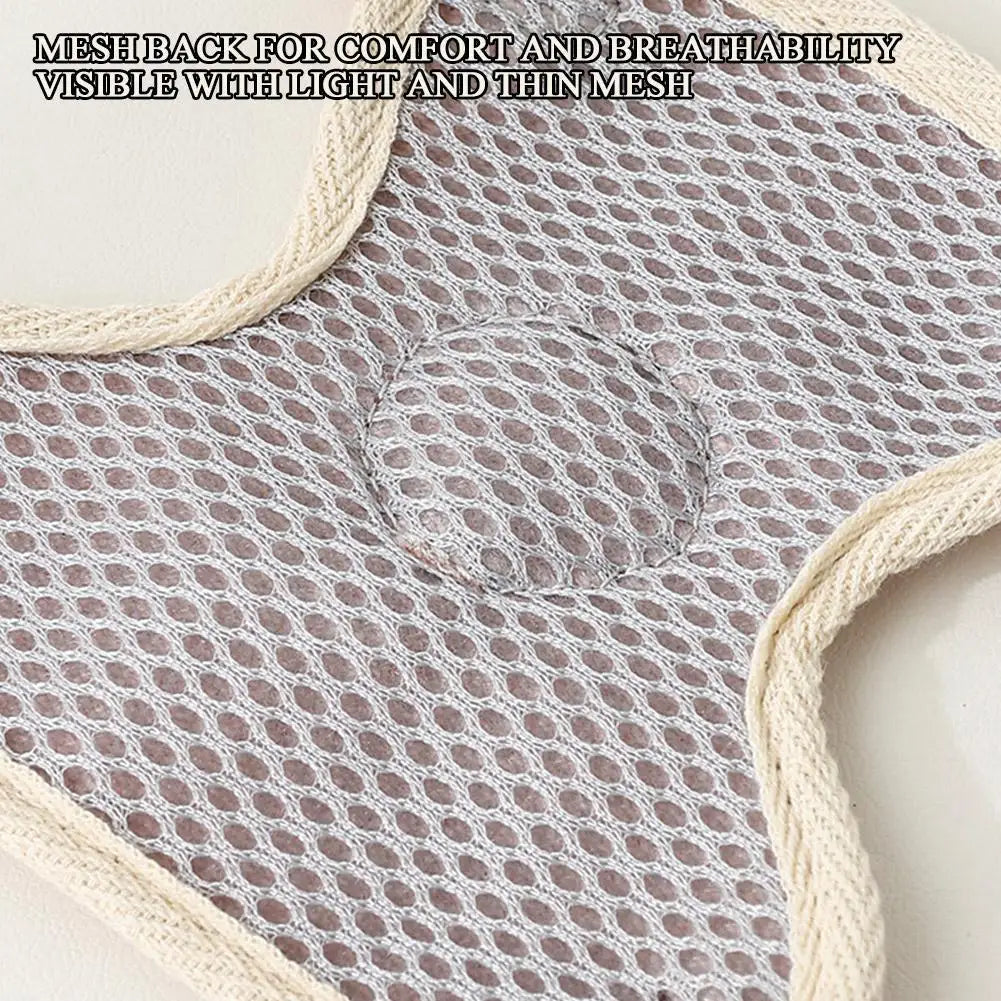 Arnés transpirable ajustable para perros y gatos pequeños – estilo camiseta con correa incluida