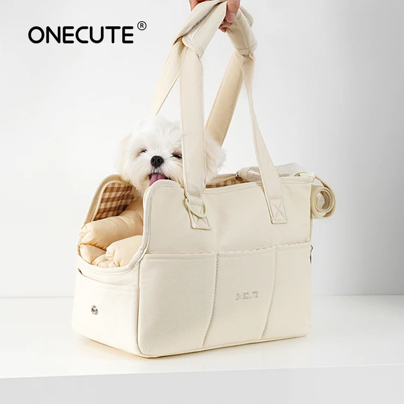 Bolso transportín para perros pequeños | Bolsa portátil cómoda y segura