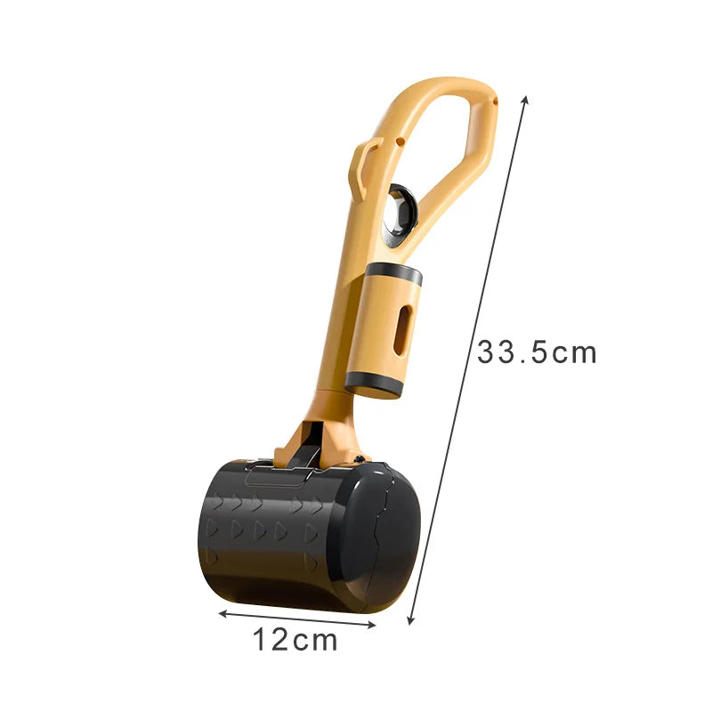 Recolector de Heces para Perros con Mango Largo + Dispensador de Bolsas