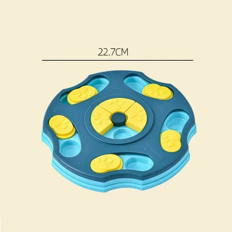 Juguete interactivo para perros comedero lento | Puzzle antiestrés mascotas