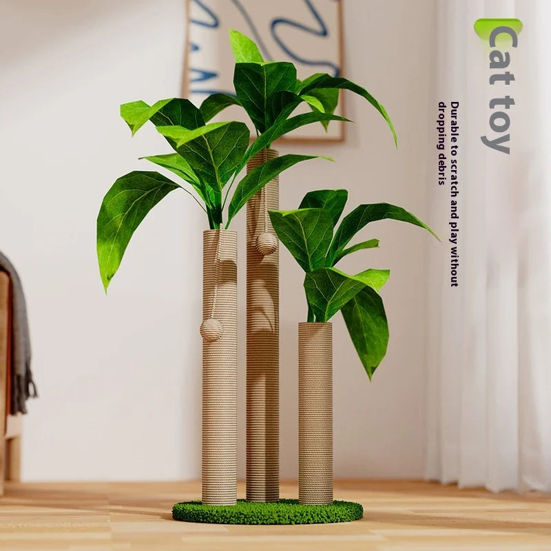 Rascador para gatos árbol de coco | Poste de sisal resistente