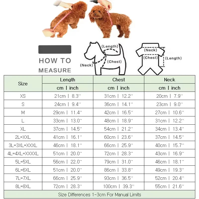 Ropa para Perros Pequeños Vestido con Arnés Fresa – Abrigo de Invierno para Chihuahua, Yorkshire y Gatos