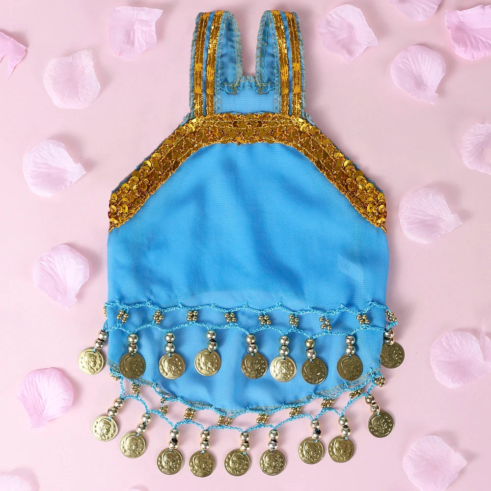 Vestido Princesa para Perros Pequeños y Gatos | Falda Cute Transpirable con Campanita