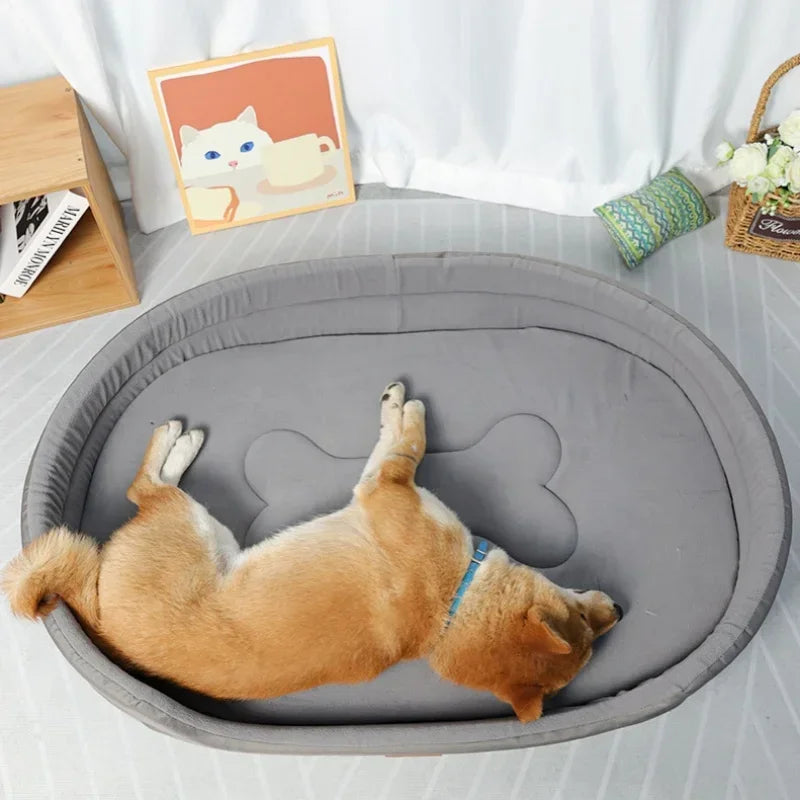 Cama esponjosa para perros y gatos – Sofá cálido y lavable con cojín suave para mascotas grandes, medianas y pequeñas