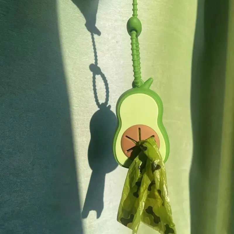Dispensador de Bolsas para Heces en Forma de Aguacate