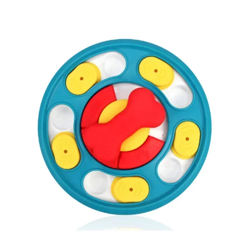 Juguete interactivo para perros comedero lento | Puzzle antiestrés mascotas