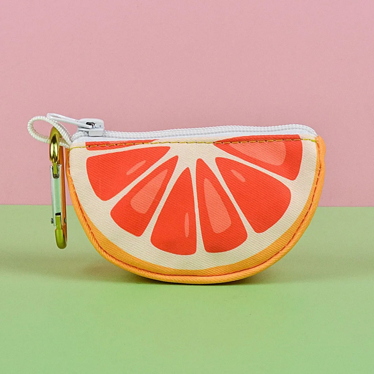 Dispensador de Bolsas para Excrementos de Perro Diseño Fruta | Portabolsas Portátil | Accesorio de Limpieza para Paseo