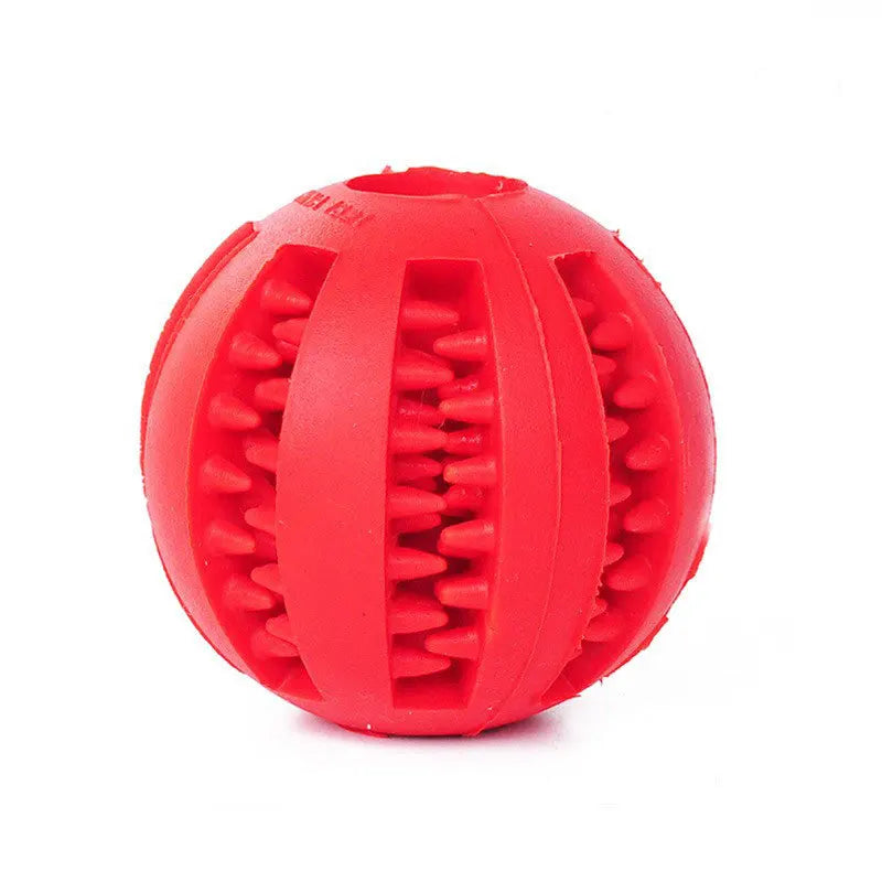 Pelota interactiva para perros resistente | Juguete mordedor y dispensador de comida