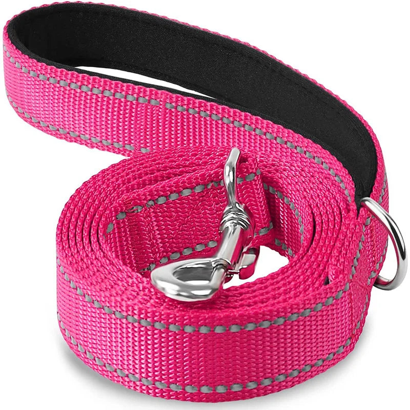 Correa Reflectante para Perros y Gatos | Correa de Paseo y Entrenamiento 1.2 / 1.5 / 1.8 m | Cinta de Arrastre Resistente