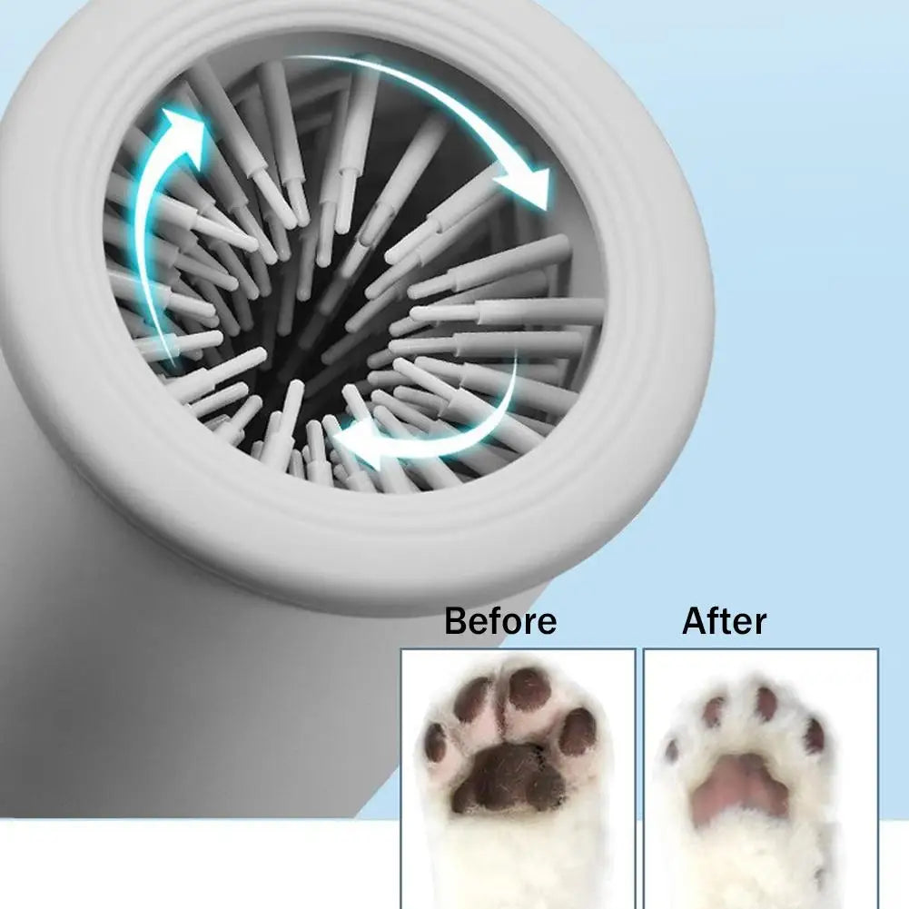 Lavapatas Automático para Perros y Gatos – Limpiador Eléctrico Portátil USB, Suave y Eficaz para Mascotas Pequeñas y Medianas