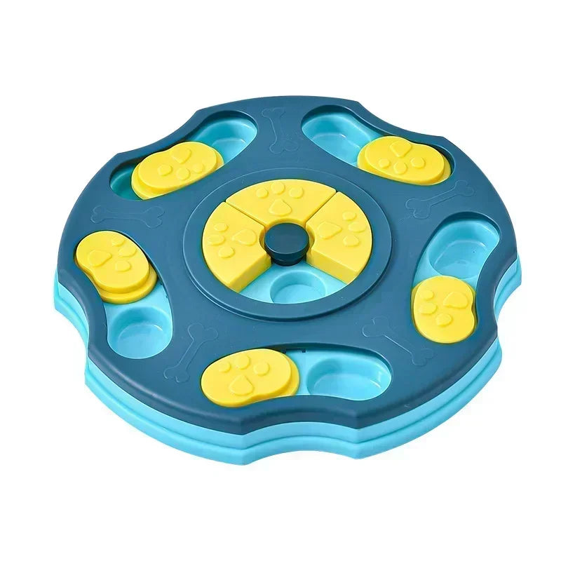 Juguete interactivo para perros comedero lento | Puzzle antiestrés mascotas