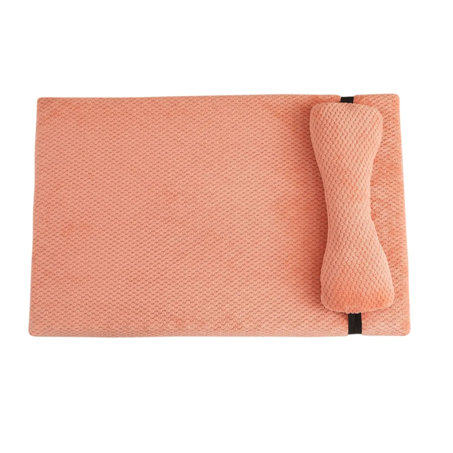 Cama Calmante y Suave para Perros con Almohada – Funda Extraíble y Lavable