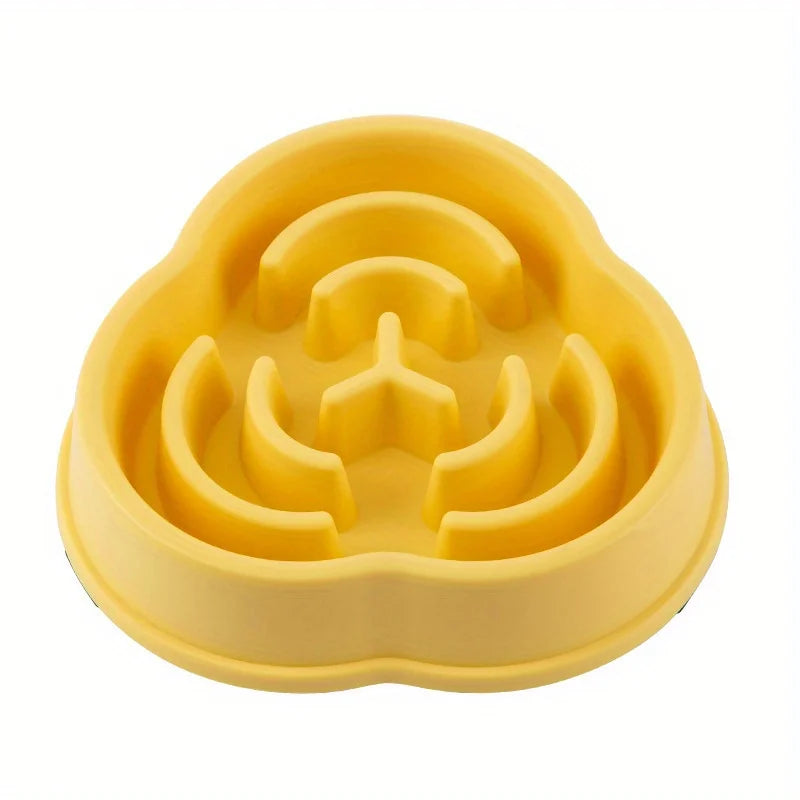 Comedero Antiahogo para Perros – Plato de Comida Lenta Antivuelco