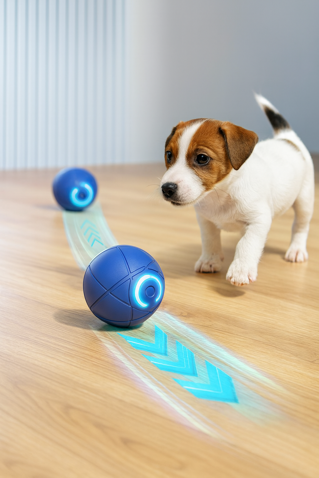Pelota Interactiva Inteligente para Perros y Gatos – Juguete Automático con Movimiento y Rebote para Diversión Sin Fin