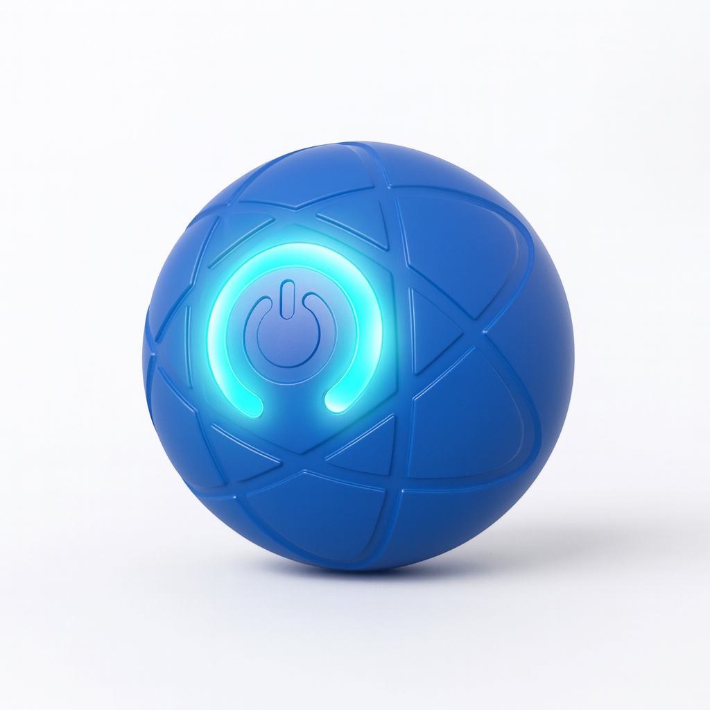 Pelota Interactiva Inteligente para Perros y Gatos – Juguete Automático con Movimiento y Rebote para Diversión Sin Fin